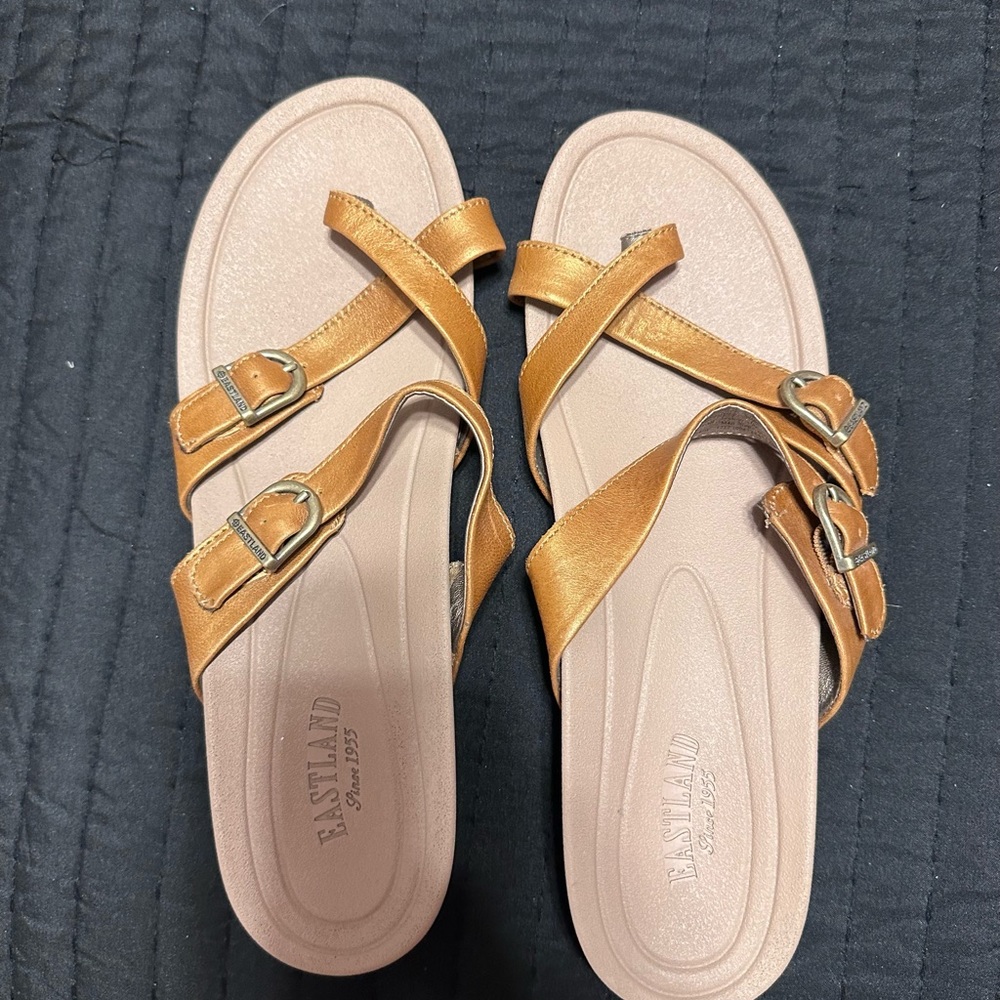 Eastland metallic sandals
